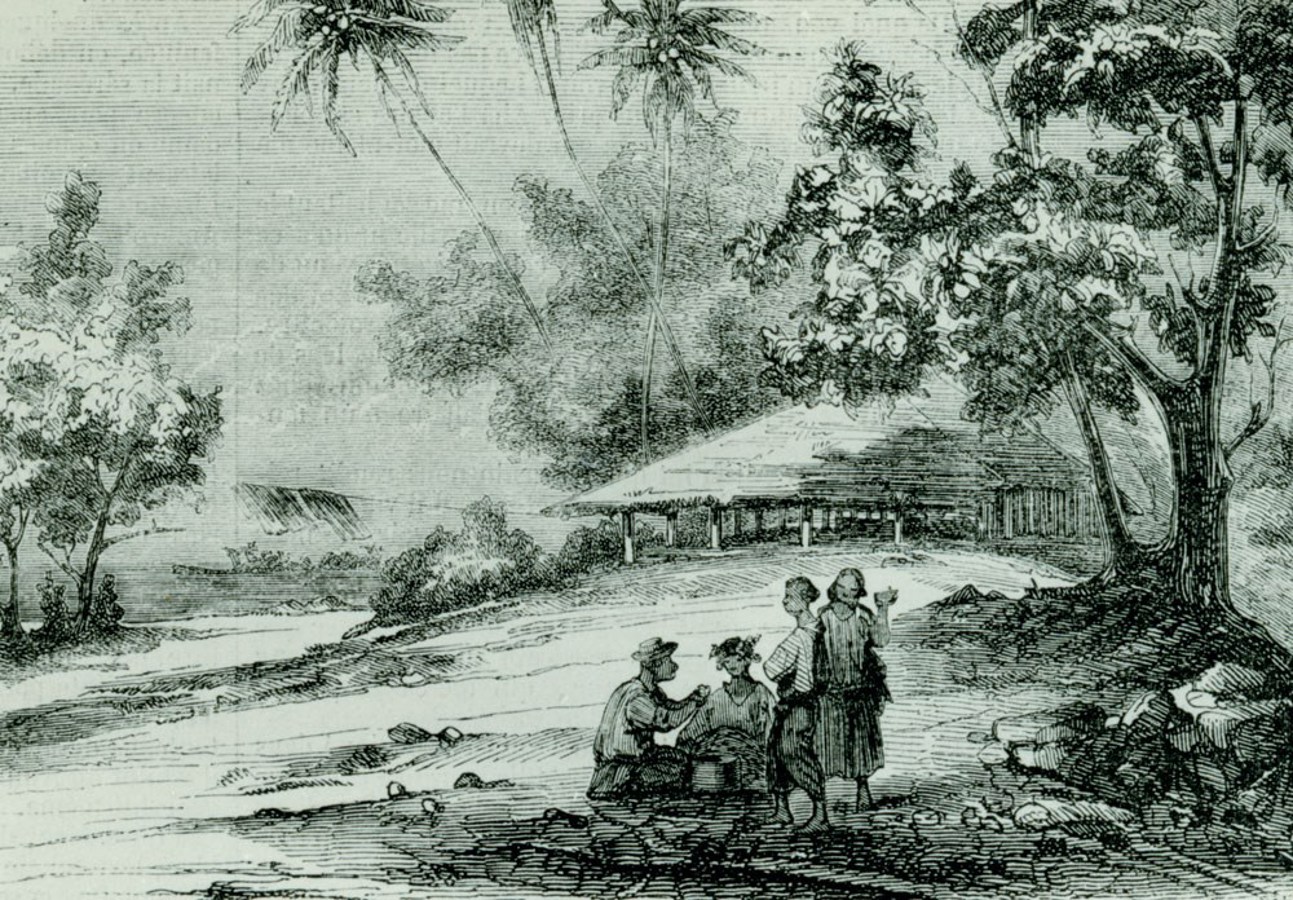 <p>Case de la reine Pomare à Paofai</p>
