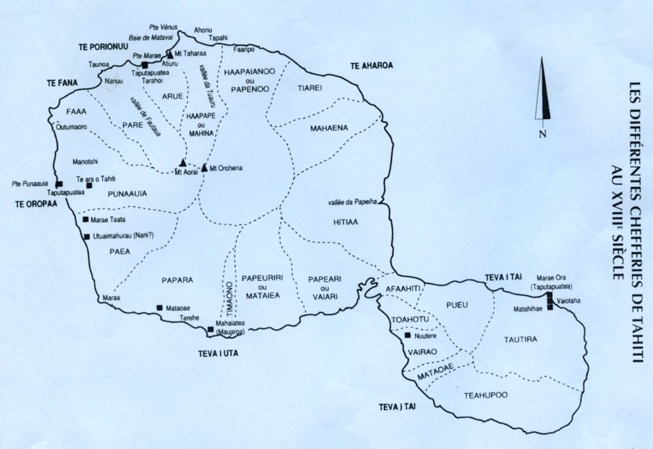 <p>Carte des chefferies au XVIIIème siècle</p>