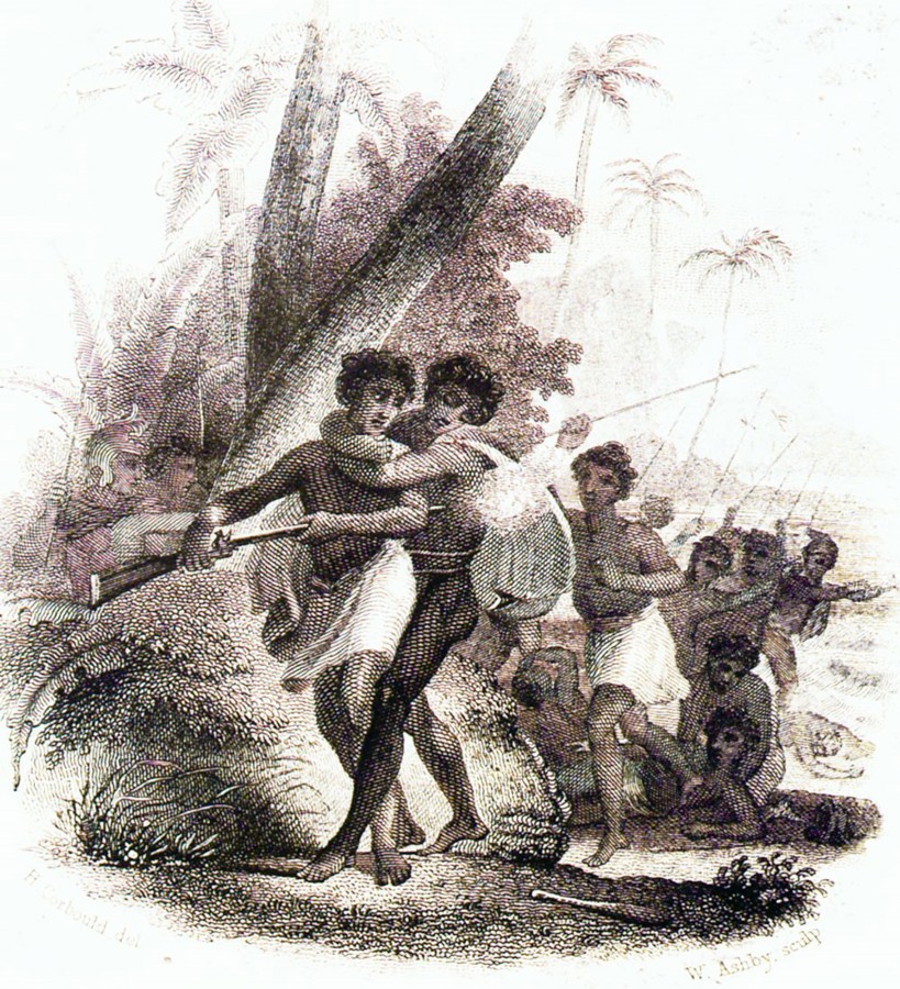 <p>Scène de la bataille de Fei Pi.</p>